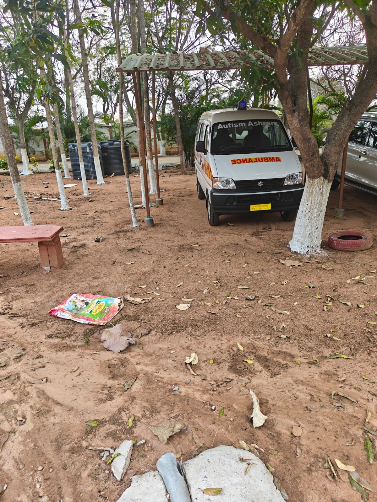 Autism Ashram ambulance